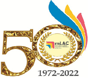 50 years logo mlacw